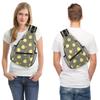 bisibuy Funny Yellow Chicks Sling Bag for Women Men Crossbody Sling Backpack Shoulder Bag Chest Bag Daypack for Travel Hiking Outdoor view 2