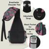 bisibuy Colorful Flamingos Sling Bag for Women Men Crossbody Sling Backpack Shoulder Bag Chest Bag Daypack for Travel Hiking Outdoor view 4