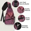 bisibuy Flamingo Sunset Bird Sling Bag for Women Men Crossbody Sling Backpack Shoulder Bag Chest Bag Daypack for Travel Hiking Outdoor view 3