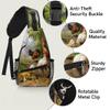 bisibuy Roosters Hens Chicks Sling Bag for Women Men Crossbody Sling Backpack Shoulder Bag Chest Bag Daypack for Travel Hiking Outdoor view 3