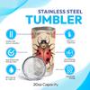 Hyturtle Personalized Gifts LadyBug Lover - Ladybugs Printed Customized Name Stainless Steel Tumbler 20 oz With Lid - Idea Cute Animals Lover Gifts For Women, Girl On Birthday, Christmas view 4