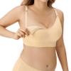 HBselect Women Maternity Bras 5 Pack Nursing Bras for Breastfeeding Seamless Pregnancy Sleep Bralette with Extra Extenders view 2
