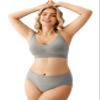 HBselect Women Maternity Bras 5 Pack Nursing Bras for Breastfeeding Seamless Pregnancy Sleep Bralette with Extra Extenders view 4
