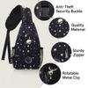 bisibuy Planets Comets Stars Sling Bag for Women Men Crossbody Sling Backpack Shoulder Bag Chest Bag Daypack for Travel Hiking Outdoor view 3