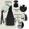 bisibuy Kiwi Fruit Pattern Sling Bag for Women Men Crossbody Sling Backpack Shoulder Bag Chest Bag Daypack for Travel Hiking Outdoor view 4