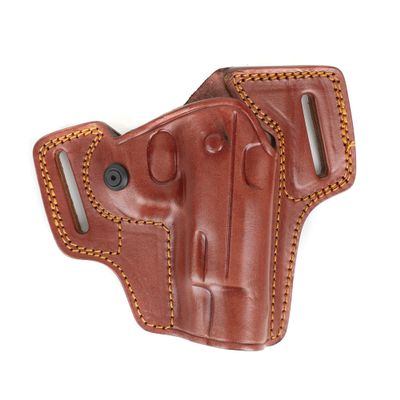 Doruk Holster for Beretta BU9 Nano Owb Combat Master Leather Gun Belt Holsters (Brown Right Hand)