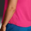 CRZ YOGA Lightweight Workout Tank Tops for Women - Athletic Running Sleeveless Shirts Racerback High Neck T-Shirt Magenta X-Large view 3