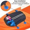 Boczif Deck Bag, Paddleboard Mesh Storage Bag for Kayaks, Surfboards, S-u-p, Stand-Up & Surfboard Accessories, Paddleboard Cooler organized with Swivel Hook Waterproof Zipper Pouch view 3