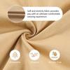 Dokotoo Men Mens Cargo Shorts Casual Linen Elastic 7 inch Drawstring Beach Hiking Jean Shorts with Pockets Knee Length Summer Shorts for Men Light Khaki 32 view 4