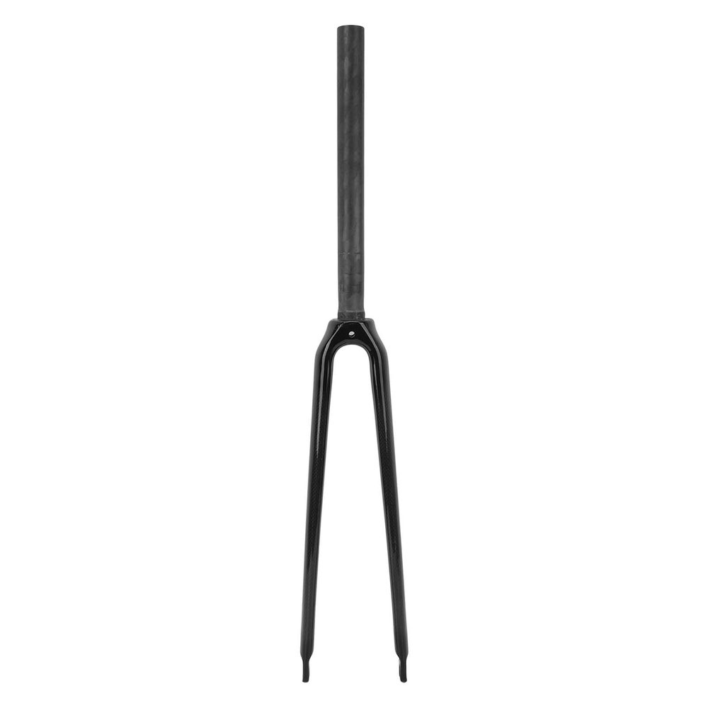 EVTSCAN 700C Road Bike Front Fork - Carbon Fiber C Brake Straight Tube Front Suspension Fork, Quick Release Road Cruiser Bike Fork(Highlight)