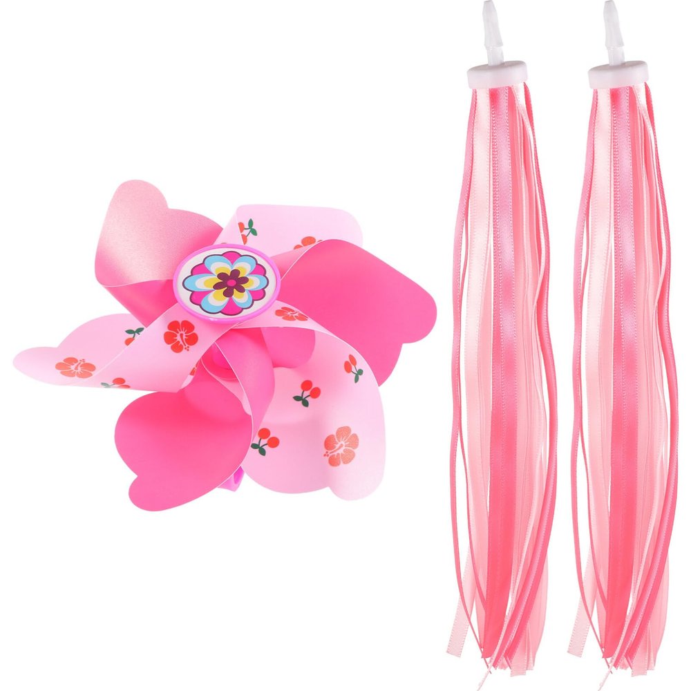 BESPORTBLE 1set Creative Rotating Pinwheel Ornaments for Bike Handlebar of Decorative Windmills Fun Boys and Girls Bike Accessories for Skateboards and
