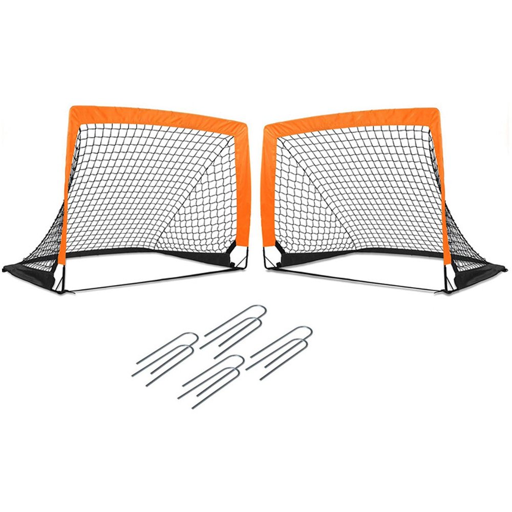 Soccer Goal Set of 2, Portable Folding Soccer Goal 4ft X 3ft, for Backyard, Indoor and Outdoor Pop Up Soccer Goals, Pop Up Goals Soccer, Small Soccer Net