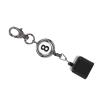 Ymiko Billiard Chalk Holder Portable Billiards Billiards Supplies for Pool Sticks Keychain Dark Blue cue Great White Pocket Chalker Women Retractable Key Chain red Gloves Left view 4
