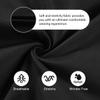 Dokotoo Men Mens Cargo Shorts Casual Linen Elastic 7 inch Drawstring Jogger Beach Hiking Jean Shorts with Pockets Knee Length Summer Shorts for Men Black 32 view 4