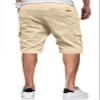 Dokotoo Men Mens Casual Cargo Shorts Big Tall Knee Length Linen Shorts Authentics Jean Outdoor Hiking Multi Pockets Stretch Beach Hiking Shorts Apricot 40 view 2