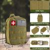 ABPIR Survival Kits, 170 PCS First Aid Kit/Trauma Kit with Essential Survival Gear Emergency Medical Supplies for Hiking Camping Backpacking Outdoor Adventure, Gifts for Him Dad Men Christmas view 2