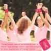 36 Pieces Breast Cancer Awareness Sweatband Pink Ribbon Wristbands Sports Sweatband for Football Basketball Baseball Running(Rose Red) view 4