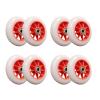 JHKJ 8 Pcs Inline Wheel Replacement Wheel Indoor/Outdoor Wheels with Bearing Professional Big Replacement Wheel 90mm,100mm,110mm,Purple,110mm