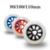 JHKJ 8 Pcs Inline Wheel Replacement Wheel Indoor/Outdoor Wheels with Bearing Professional Big Replacement Wheel 90mm,100mm,110mm,Purple,110mm view 2