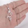 UNIFT Lotus Flower Om Necklace for Women Stainless Steel Chic Aum Om Ohm Lotus Flower Pendant Necklace Hindu Meditation Jewelry Gift (gold) view 4