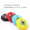 JHKJ Inline Wheels with Bearings 83A for Indoor Outdoor Replacement Wheel 8-Pack 64mm 68mm 70mm 72mm 76mm 80mm PU Rubber Wheels,Red,68mm view 2