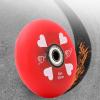 JHKJ Inline Wheels with Bearings 83A for Indoor Outdoor Replacement Wheel 8-Pack 64mm 68mm 70mm 72mm 76mm 80mm PU Rubber Wheels,Red,68mm view 3