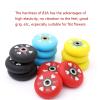 JHKJ Inline Wheels with Bearings 83A for Indoor Outdoor Replacement Wheel 8-Pack 64mm 68mm 70mm 72mm 76mm 80mm PU Rubber Wheels,Red,68mm view 4