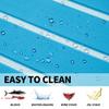 Fullfire EVA Foam Boat Flooring, Faux Teak Marine Boat Decking Sheet with Self-Adhesive Deck Carpet for Bass Boat Jon Boat Pontoon RV Kayak Floor 94" x 15" Blue with White Lines view 3