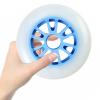 JHKJ 8-Pack Inline Wheels for Outdoor 86A/88A with Bearings Speed Inline Wheels 90mm 100mm 110mm 125mm Professional Replacement Wheels,Blue,110mm view 2