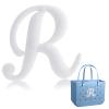 ALKNOT Decorative Lettering Charms for Bogg Bag, Alphabet Lettering Accessories, Decorative Bogg Bag Charms Insert Alphabet Lettering, Alphabet 3D Letters for Personalizing Handbag DIY White view 1