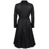 Dgoopd Mens Gothic Tailcoat Jacket Steampunk Medieval Jacket Victorian Renaissance Pirate Frock Coat Cosplay Uniform Vintage Goth Coat Halloween Costumes view 3