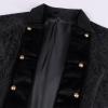 Dgoopd Mens Gothic Tailcoat Jacket Steampunk Medieval Jacket Victorian Renaissance Pirate Frock Coat Cosplay Uniform Vintage Goth Coat Halloween Costumes view 4