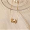 BeautyLiLi Name Necklace with Heart Jewelry Gifts Christmas Gifts Mothers Day Gift for Her Olivia view 2