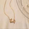 BeautyLiLi Name Necklace with Heart Jewelry Gifts Christmas Gifts Mothers Day Gift for Her Olivia view 3