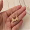 BeautyLiLi Name Necklace with Heart Jewelry Gifts Christmas Gifts Mothers Day Gift for Her Olivia view 4
