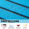 Fullfire EVA Foam Boat Flooring, Faux Teak Marine Boat Decking Sheet with Self-Adhesive Deck Carpet for Bass Boat Jon Boat Pontoon RV Kayak Floor 94" x 47" Blue with Black Lines view 3