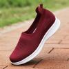 Dheva-C Slip On Breathe Mesh Walking Shoes Women Fashion Comfort Flat Loafers Womens Slip on Sneaker (Red, 8) view 3