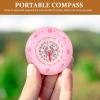 Toddmomy Outdoor Portable Compass Hiking Compass for Climbing and Navigation and Easy to Read for Outdoor Activities and Science Experiments Random view 2
