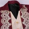 Dgoopd Men's Steampunk Vintage Tailcoat Jacket Victorian Gothic Jacket Frock Coat Uniform Vampire Renaissance Medieval Costume Renaissance Gothic Tailcoat view 3