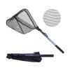 SUNMME Fishing Net Folded Landing Net Extendable Telescopic Fishing Net Pole Handle Rubber Mesh Folding Trout Nets Catch and Release for Kayak Fishing view 1