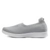 Dheva-C Slip On Breathe Mesh Walking Shoes Women Fashion Comfort Flat Loafers Womens Slip on Sneaker (Grey, 7.5) view 4