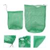 SUNMME 4pcs Fishing Net Bag Carp Bait Fishing Baits Fish Bag Crab Bait Cage Fishing Steel Basket Fishing Tools Fishing Net Bags Fish Collection Bag Storage Green Clothes Rack Net view 2