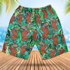 228CLOSET Bigfoot & Pizza Men's Swim Trunks - Fat Man Hawaiian Shorts for Men, Men's Summer Bathing Shorts Set 37 Size Size XL view 3