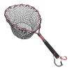 SUNMME Foldable and Retractable Fishing net Fly Fishing Landing Net Alunimum Alloy Frame Soft Rubber Mesh EVA Handle Carp Bass Trout Fishing Tackle Easy to Carry and Storage view 1
