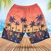 228CLOSET Bigfoot Surfing Men's Swim Trunks - Summer Hawaiian Shorts for Men, Men's Summer Bathing Shorts Set 37 Size Size L view 3