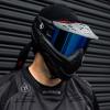 HK Army HSTL Goggle Paintball Airsoft Mask with Anti Fog Thermal Lens (Black/Ice Lens) view 2