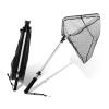 SUNMME Foldable and Retractable Fishing net Portable Carp Fishing Landing Net Aluminum Alloy Frame Small Rubber Mesh Fly Fishing Net Easy to Carry and Storage view 1
