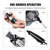 SUNMME Foldable and Retractable Fishing net Portable Carp Fishing Landing Net Aluminum Alloy Frame Small Rubber Mesh Fly Fishing Net Easy to Carry and Storage view 2
