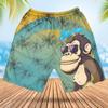 Cool Bigfoot Men's Swim Trunks - Aloha Summer Hawaiian Shorts for Men, Men's Summer Bathing Shorts Set 37 Size Size XL view 3