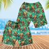 228CLOSET Bigfoot Men's Swim Trunks - Carrying Pizza Hawaiian Shorts for Men, Men's Summer Bathing Shorts Set 37 Size Size 2XL view 2